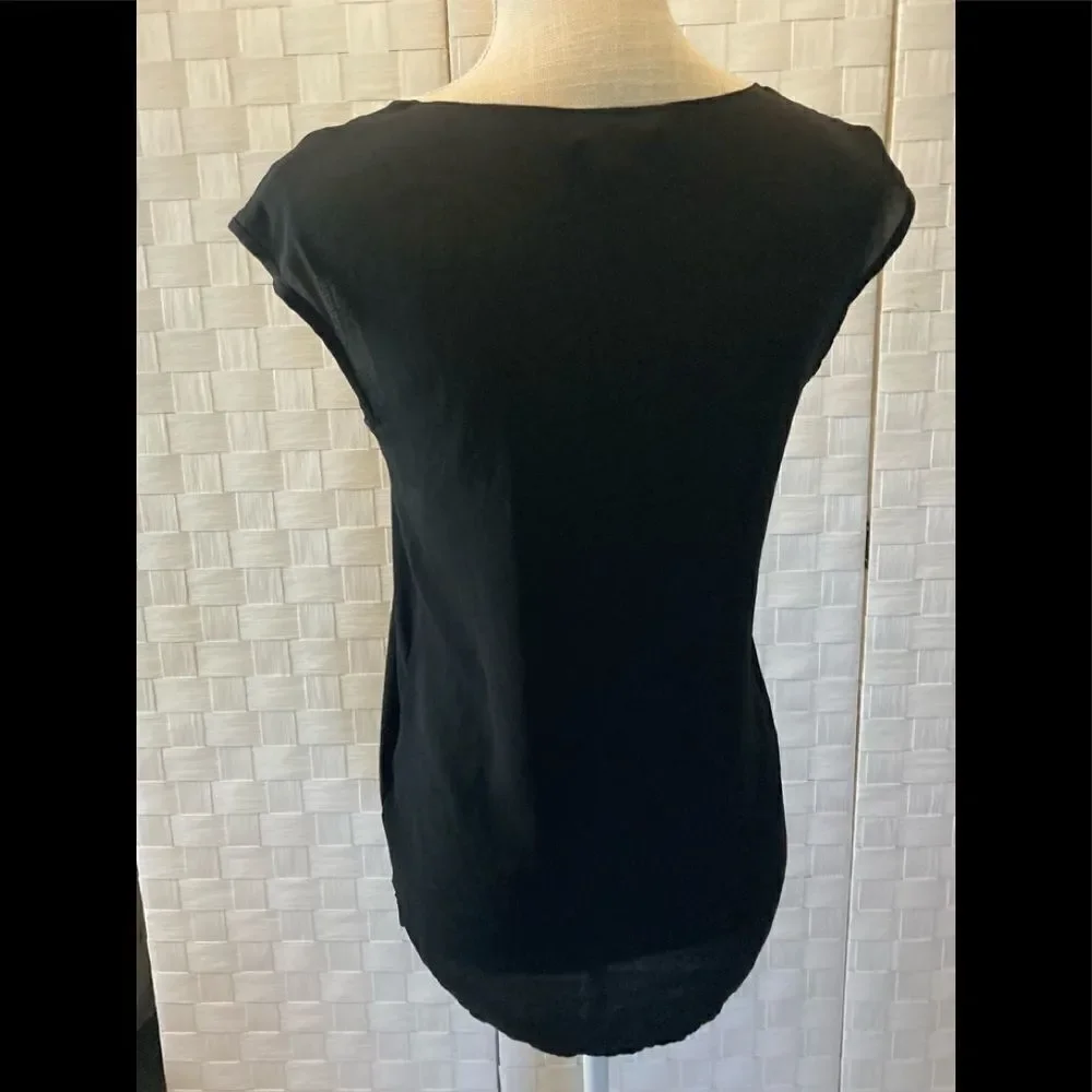 J Crew Black blouse XS